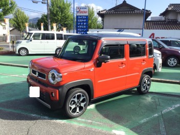 Ｇ様に新型ハスラーオレンジをご納車いたしました☆